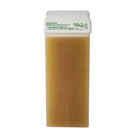 Alveola Waxing Bio sárga gyantapatron 100ml széles fej