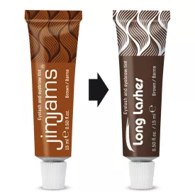 Long Lashes szempilla és szemöldökfesték BARNA 15ml