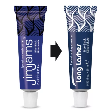Long Lashes szempilla és szemöldökfesték KÉKESFEKETE 15ml