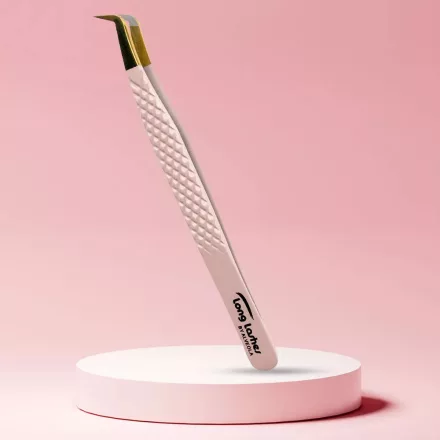 Long Lashes Pro Fiber Slim Volume csipesz - Arany fejű