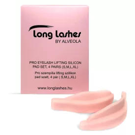   Long Lashes Pro szempilla lifting szilikon pad szett, 4 pár (S,M,L,XL)