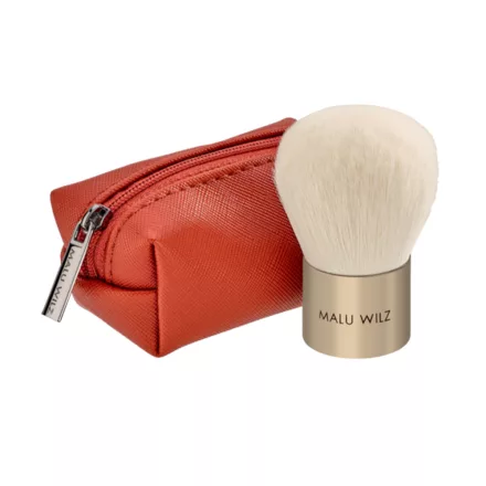 Malu Wilz Touch Up bronzosító púderecset cipzáros kistáskával