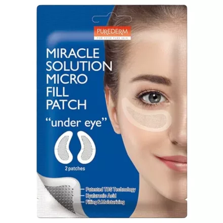 PureDerm Szem környék kezelő mikrotűs anti-aging bőrtapasz 2db