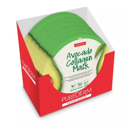 PureDerm Avokádó maszk circle 24 db/csom.