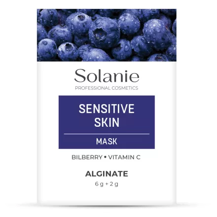 Solanie Alginát Sensitive Bőrnyugtató maszk 6g+2g