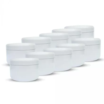 Tégely 30ml fehér műa 10 db/csom.