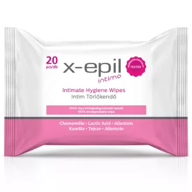 X-Epil Intimo Intim törlőkendő 20db