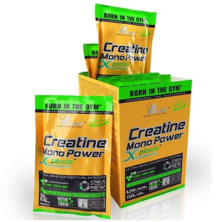 Olimp Creatine Mono Power Xplode 220 g ízesített kreatin táplálékkiegészítő