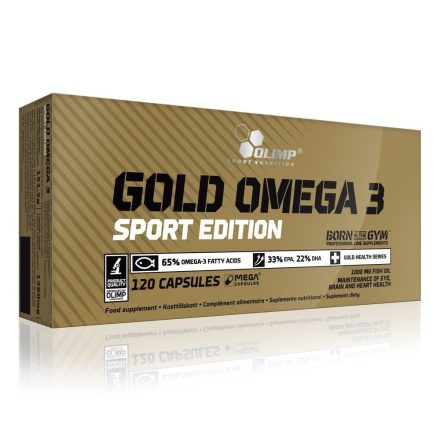 Olimp Gold Omega 3 Sport Edition 120 kapszula Omega3 vitamin készítmény