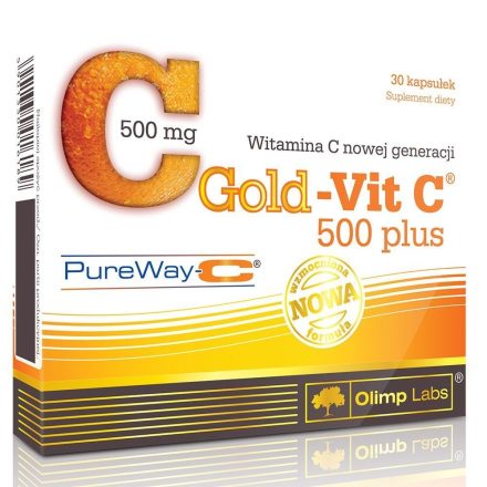 Olimp Labs GOLD-VIT C® 500 PLUS - 30 kapszula C-vitamin készítmény