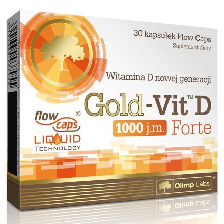 Olimp Labs Gold VIT™ D Forte - 30 kapszula D.vitamin tartalmú táplálékkiegészítő