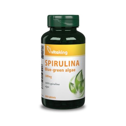 Vitaking Spirulina 500mg 200 tabletta