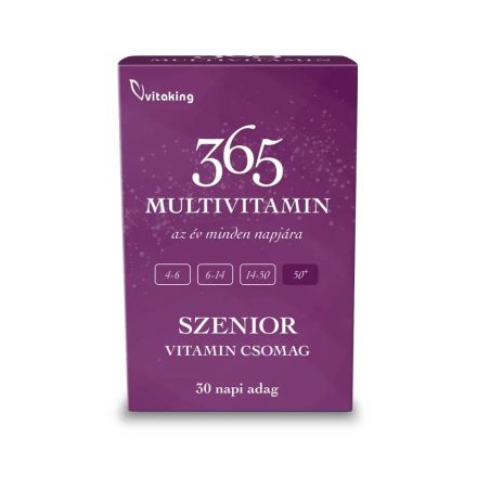 Vitaking 365 Multivitamin Szenior csomag