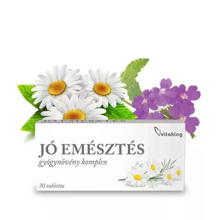Vitaking Jó Emésztés Gyógynövény Komplex 30 tabletta