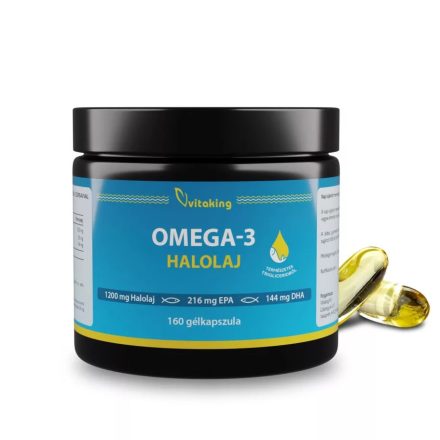 Vitaking Halolaj 1200mg 160 gélkapszula