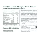 Vitaking C-500mg Acerola 20 rágótabletta