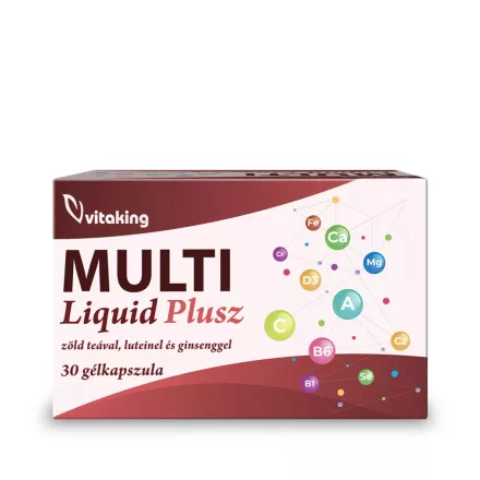 Vitaking Multi Liquid Plus multivitamin 30 gélkapszula