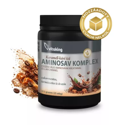 Vitaking Aminosav komplex (karamell-kávé) 312g